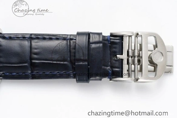 MIROTIME 0408 Portuguese Chrono IW3716 RSF 1:1 Best Edition Blue Dial on Black Leather Strap A RelaxedFit 7045